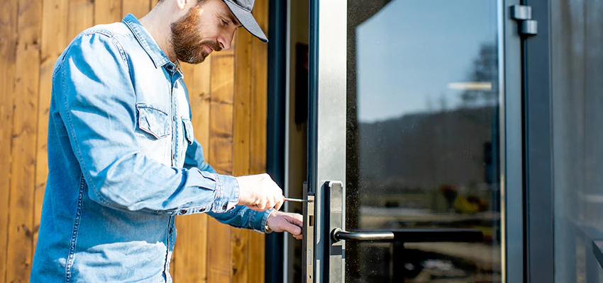 Frameless Glass Storefront Door Locks Replacement in Agoura Hills, CA